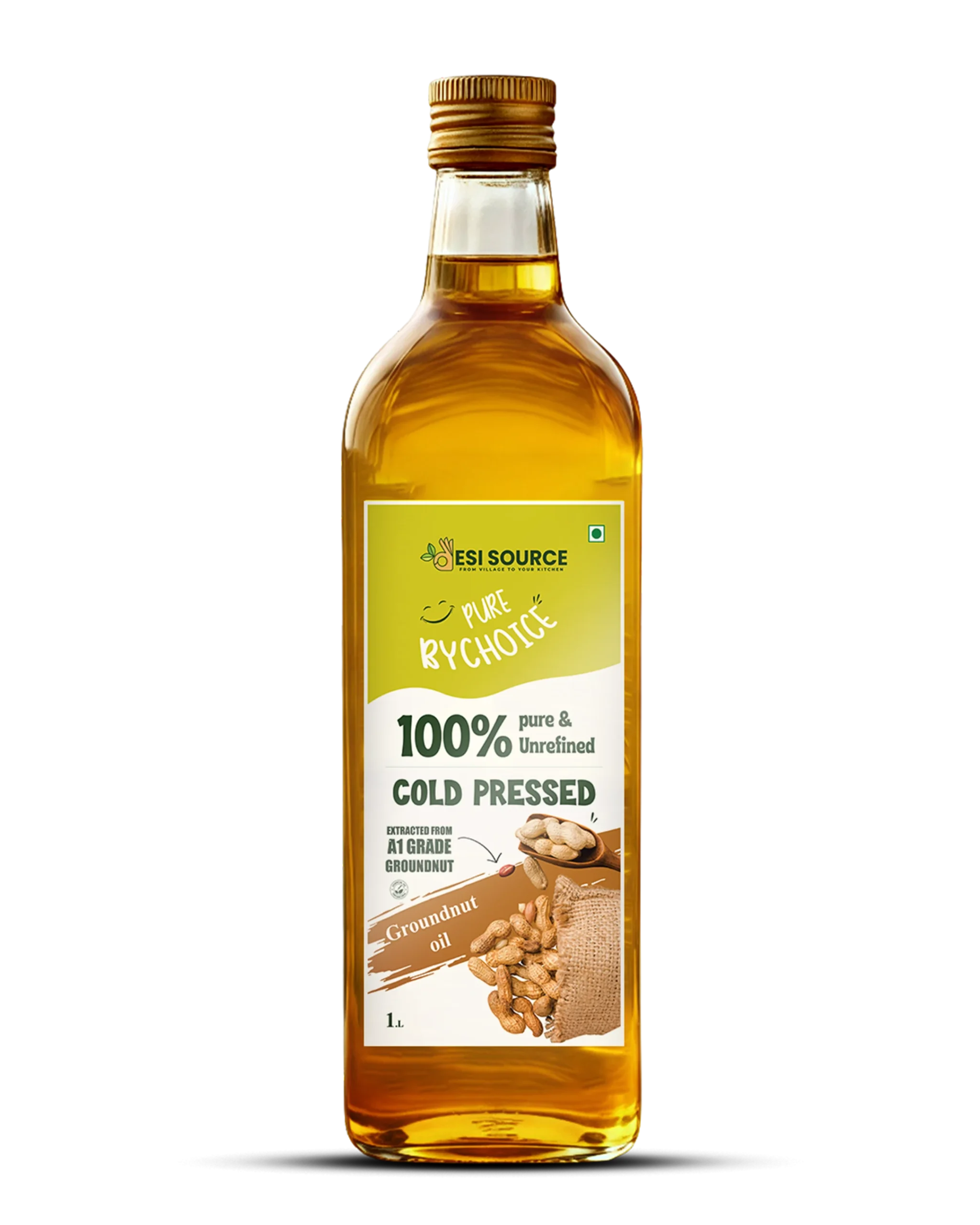 Cold Pressed Groundnut Oil
