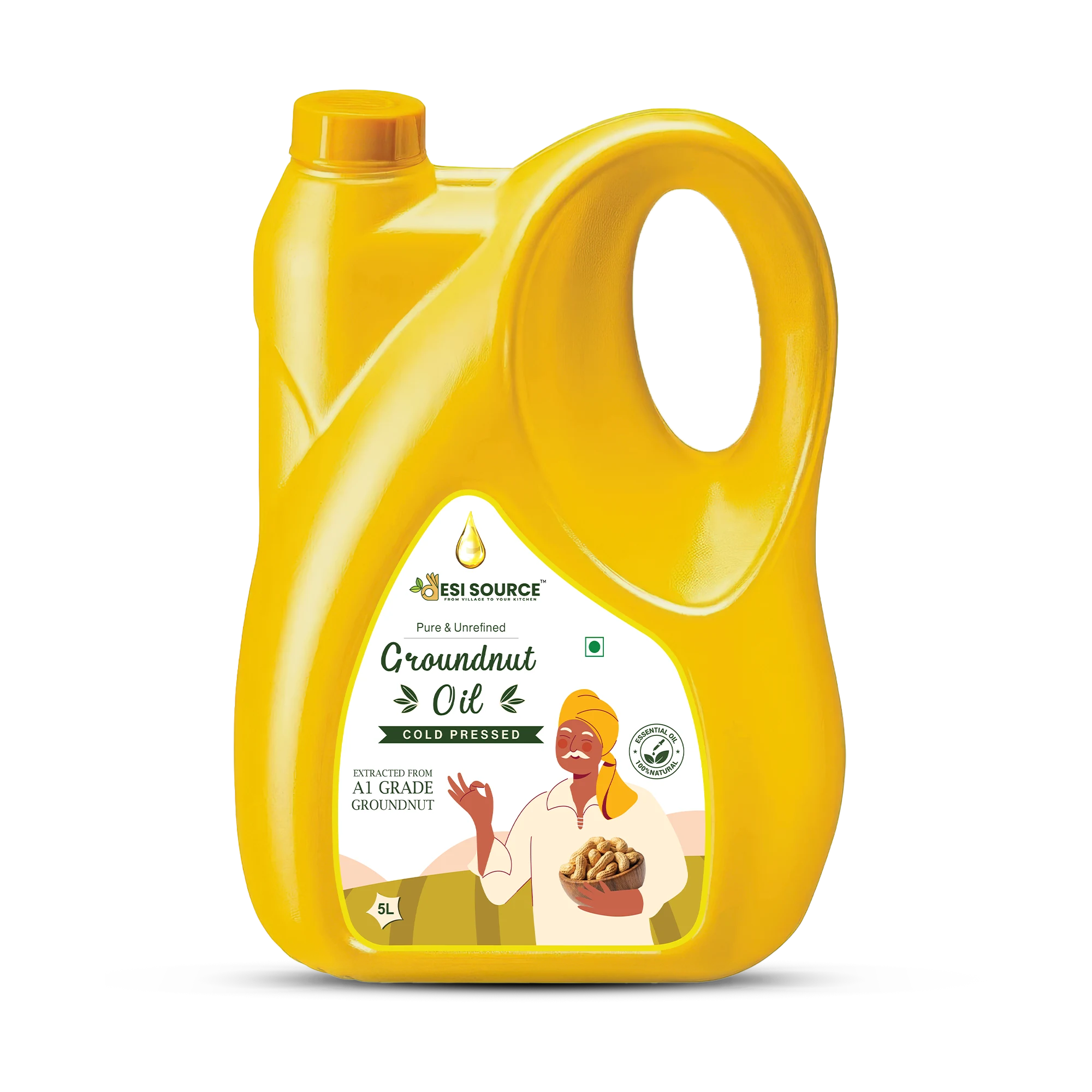 Cold Pressed Groundnut Oil