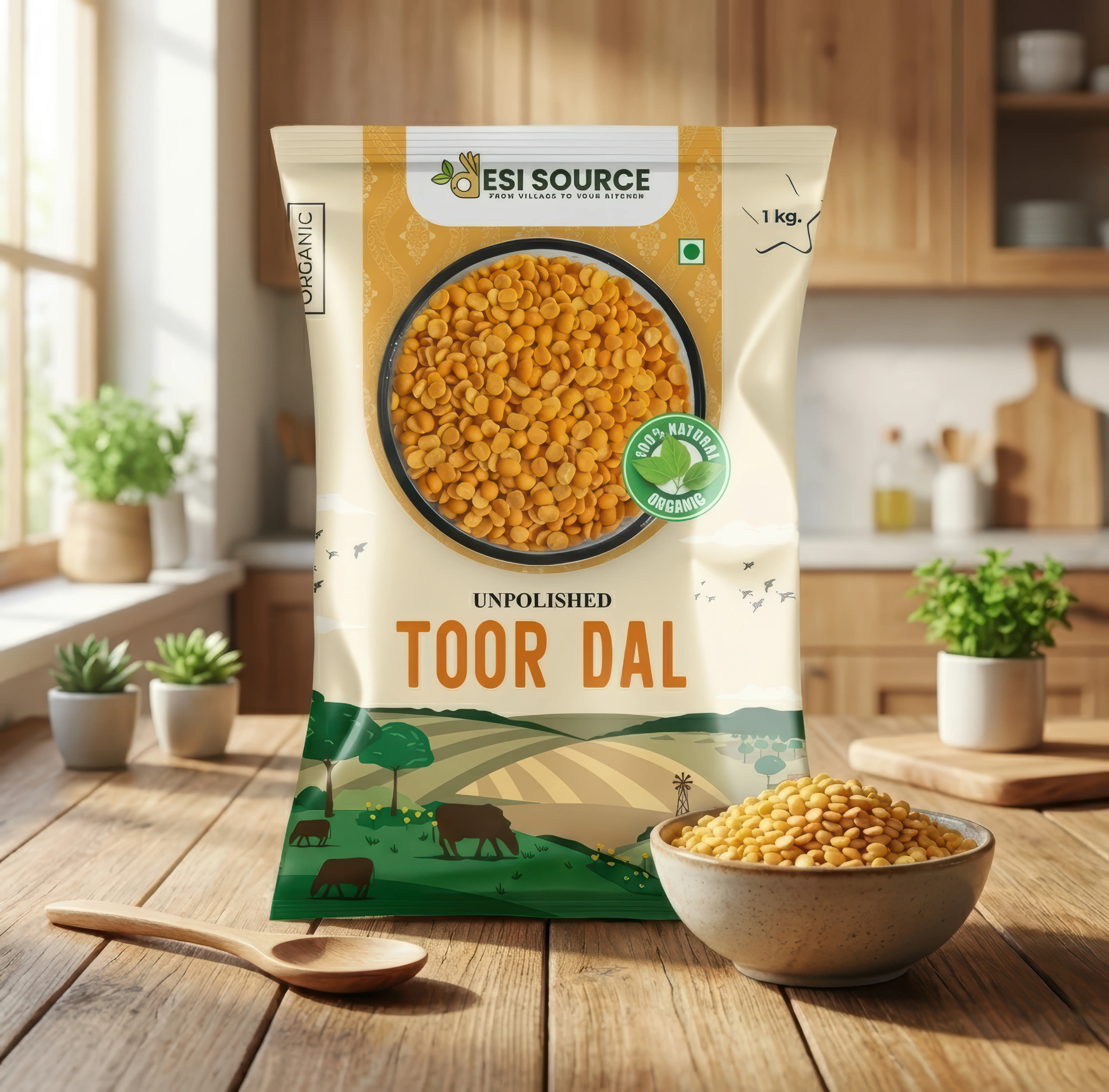 Organic Toor Dal/Arhar Dal