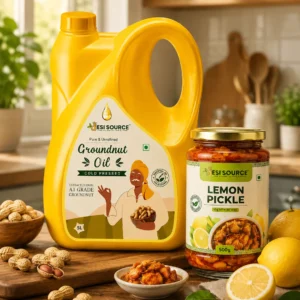Daily Oil & Lemon Pickle Duo – Desi Source Cooking Combo