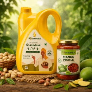 Daily Oil & Mango Pickle Duo – Desi Source Cooking Combo
